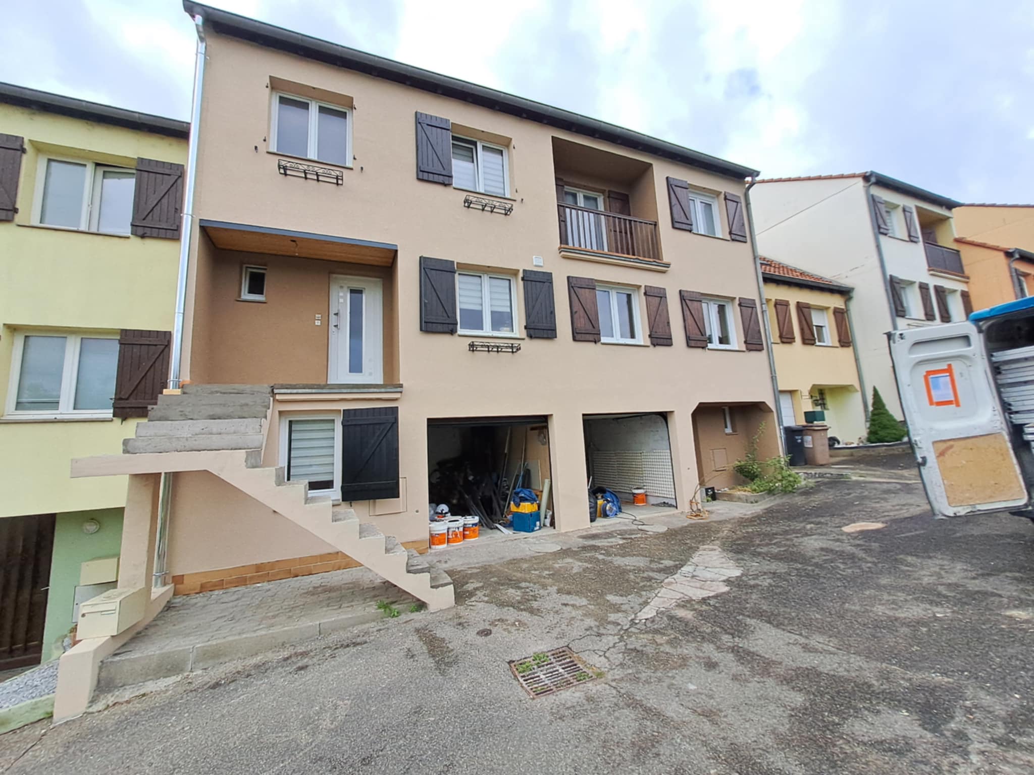 Ravalement de 2 maisons mitoyennes